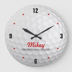 Horloge personnalisée de golf