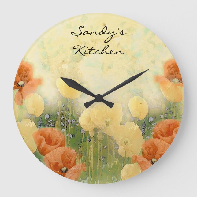 Horloge Personnalisée de la cuisine (Recto)