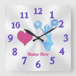 Horloge Personnalisée, Décor De Chambre Cheerled