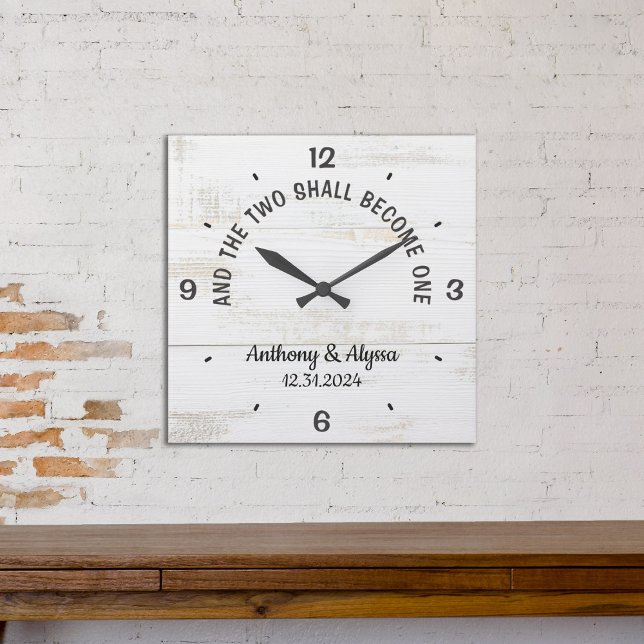 Horloge personnalisée et les deux deviendront un (Créateur téléchargé)