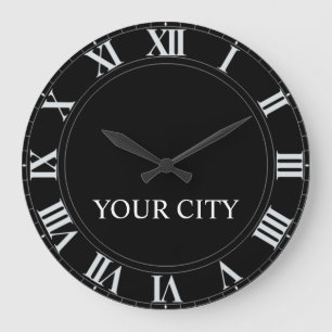 Horloge personnelle de ville (foncée)