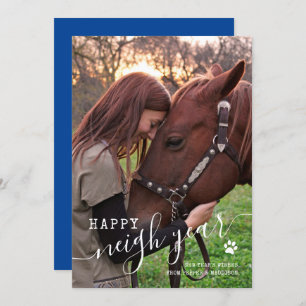 Horloge photo Carte de vacances Nouvel An