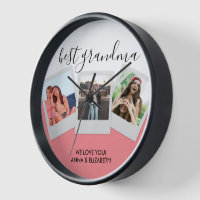 Photo Collage Cadeau pour grand-mère Best Nana Cut