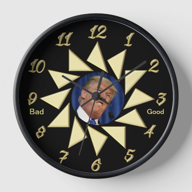 Horloge Photo de Donald Trump (Recto)