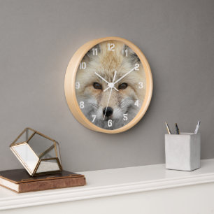 Horloge Photo de la faune de Red Fox