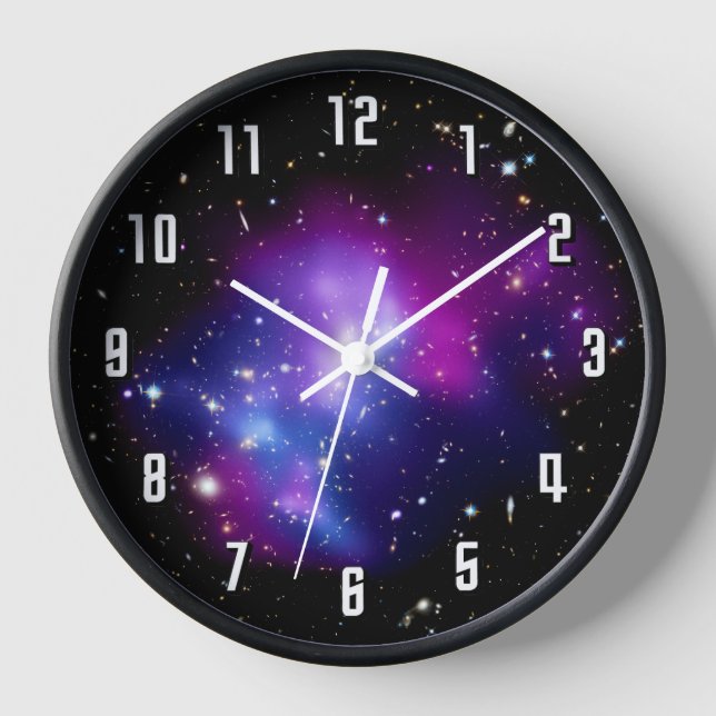 Horloge Photo de l'espace extra-atmosphérique de l'amas de (Recto)