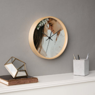 Horloge Photo personnalisée Couple Photo Cadeau nouvelleme