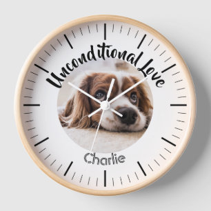 Horloge Photo personnalisée pour animal de compagnie perso