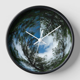 Horloge Pine blanche
