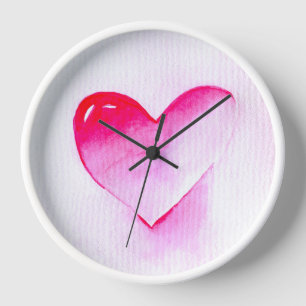 Horloge Pink coeur grunge pop amour moi