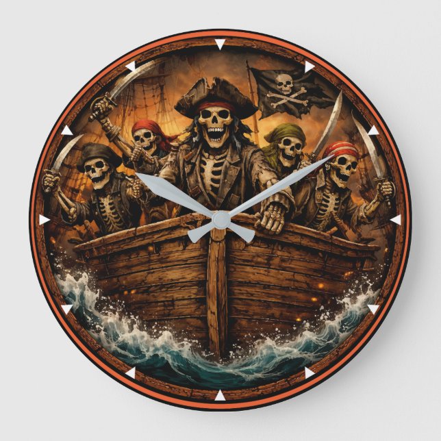 Horloge Pirate Montauk Salvage Co (Recto)