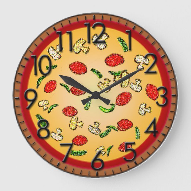 Horloge Pizza (Recto)