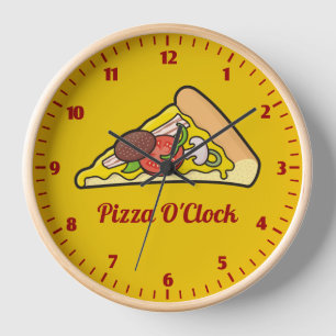 Horloge Pizza