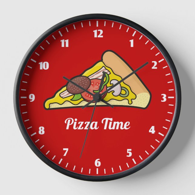 Horloge Pizza Slice (Recto)