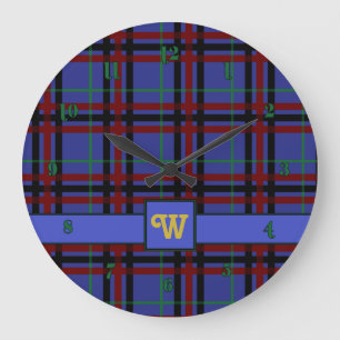 Horloge Plaid À Tons Bijoux