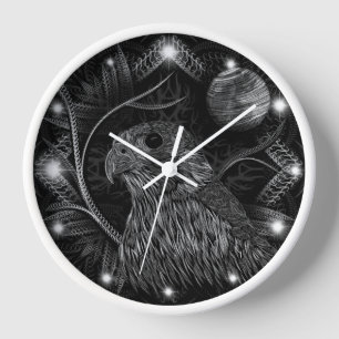 Horloge Pleine lune de faucon