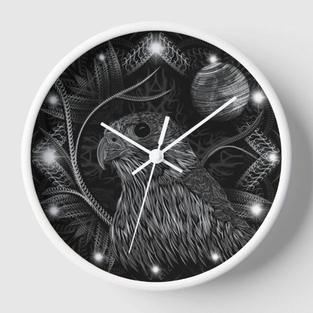 Horloge Pleine lune de faucon (Recto)