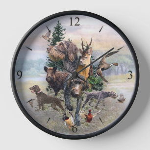 Horloge Pointer à poil dur allemand
