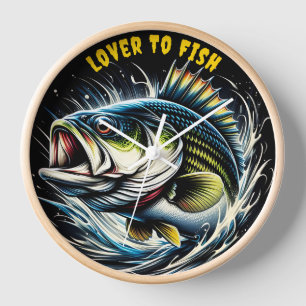 Horloge Poisson Majestueux : La Merveilleuse Grosse Bouche