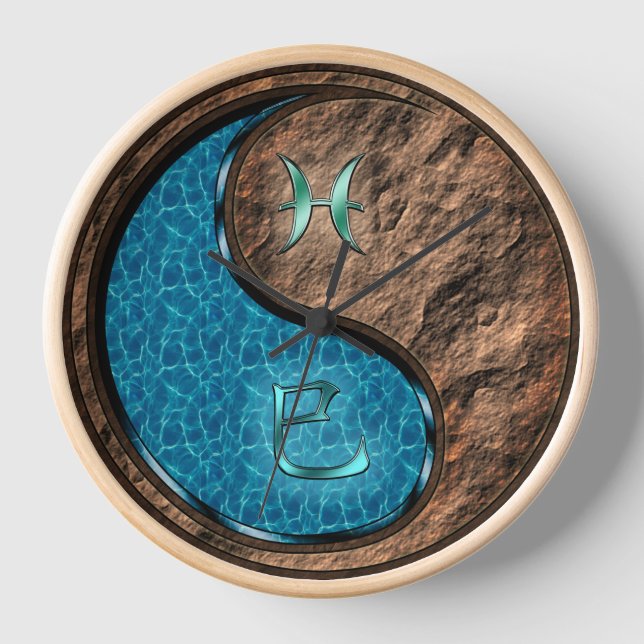 Horloge Poissons & Serpent de terre (Recto)