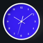 Horloge Police Couleurs et numéros personnalisés<br><div class="desc">Belles couleurs personnalisables Horloges murales - Choisissez / ajoutez vos couleurs arrière - plans et numériques préférées ! Choisissez vos polices numériques uniques ! ou Ajoutez votre texte / nom / date / logo / image ...  ou sinon :) Bonne chance - Soyez heureux :)</div>