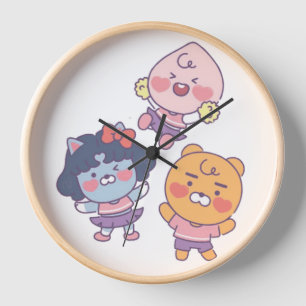Horloge Pom-Pom Girls