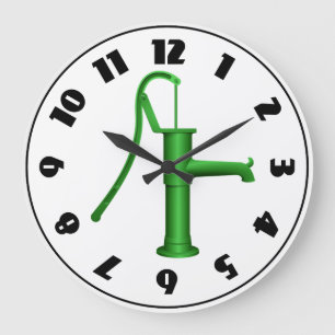 Horloge Pompe à Eau