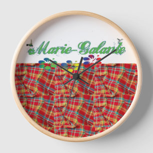 Horloge Porte-clé en métal