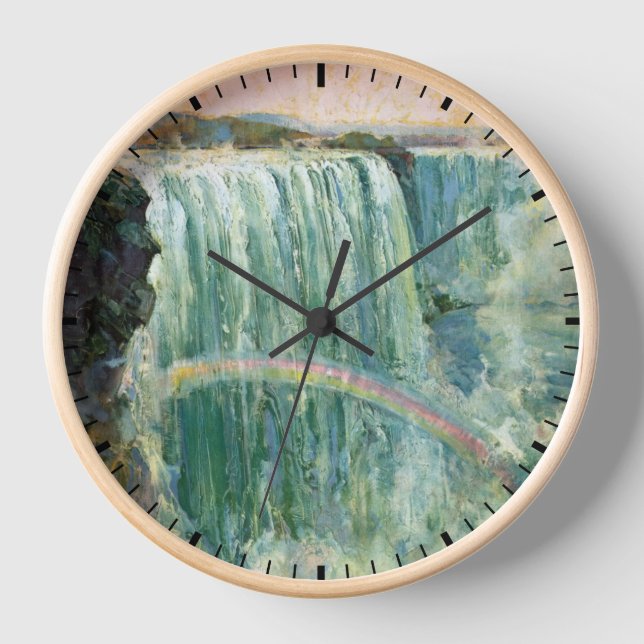 Horloge Poster Vintage voyage Pour Niagara Falls (Recto)