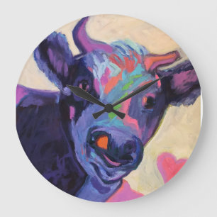 Horloge pourpre de vache