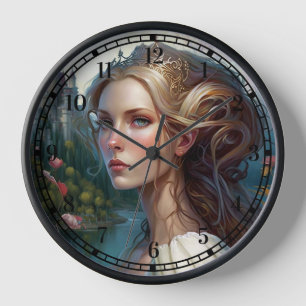 Horloge Princess Castle Imaginaire Art