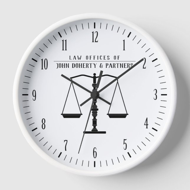Horloge Procureur | Bureau du droit (Recto)