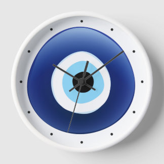 Horloge Protection des yeux diaboliques méditerranéens