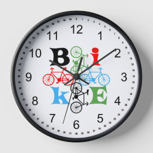 Horloge Quatre vélos