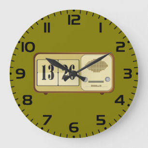 Horloge Radio Flip Rétro Vintage