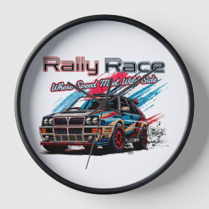 HORLOGE RALLY RACE VINTAGE - LORSQUE LA VITESSE RENCONTRE 