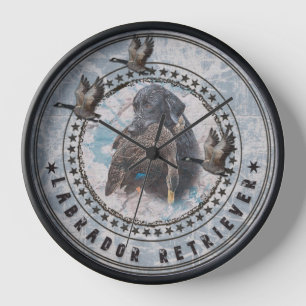 Horloge Récupérateur Labrador