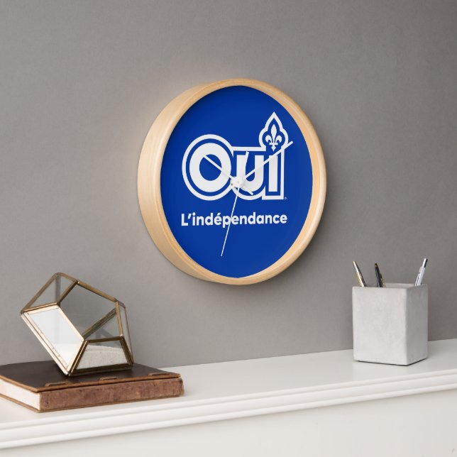 Horloge Référendum OUI-Québec (Bureau)