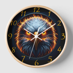 Horloge Regard d'aigle fière