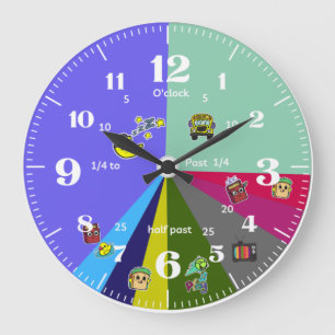 Horloge régulière des enfants après-midi
