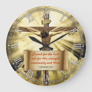 Horloge religieuse de Personalizable de vers de