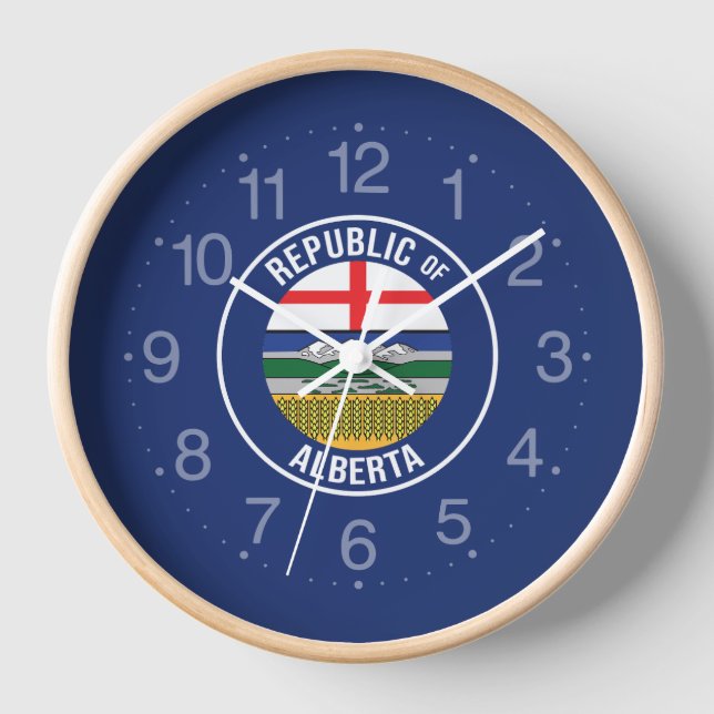 Horloge République de l'Alberta WEXIT (Recto)