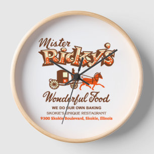 Horloge Restaurant Mister Ricky's, Skokie, Illinois