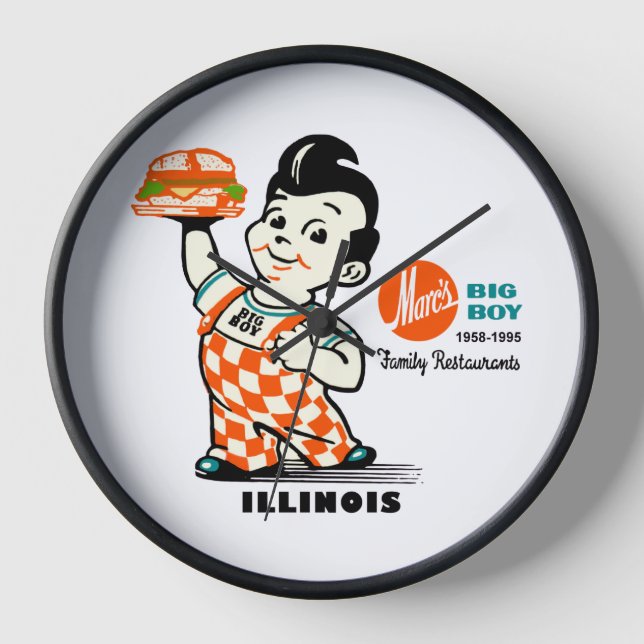 Horloge Restaurants Marc's Big Boy de l'Illinois (Recto)