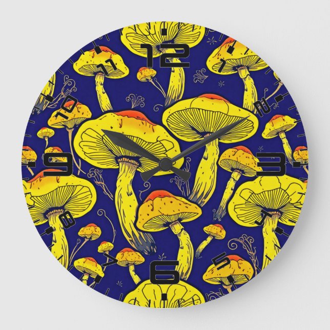 Horloge Rétro - Charme Vibrant et intemporel (Recto)