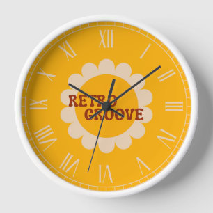 Horloge Retro Groove