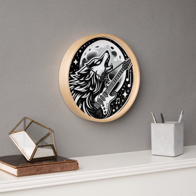 Horloge Rock'n'Howl (Bureau)