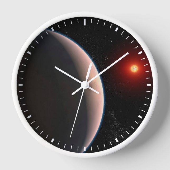 Horloge Rocky Exoplanet Gj 486 B Orbitant Une Étoile Naine (Recto)