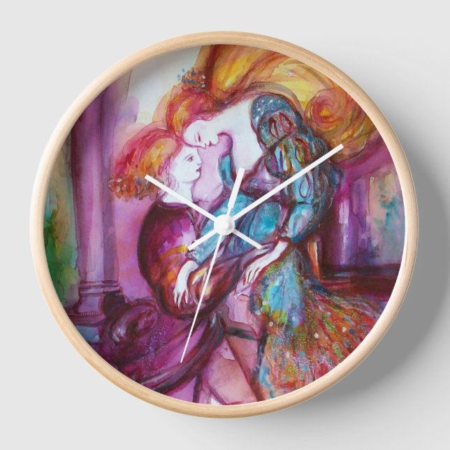 Horloge ROMEO ET JULIET Romantique Saint Valentin (Recto)