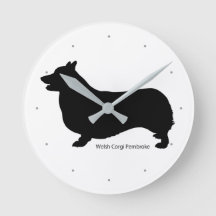 コ ー ー 掛 ギ け Welsh Corgi clock